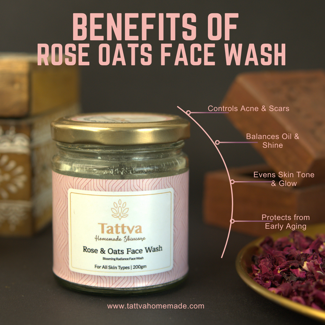 Rose & Oats Face Wash