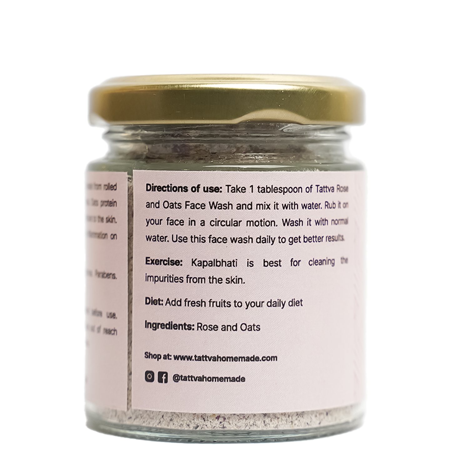 Rose & Oats Face Wash