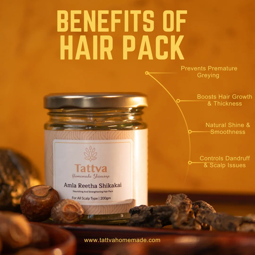 Amla Reetha Shikakai Hair Pack
