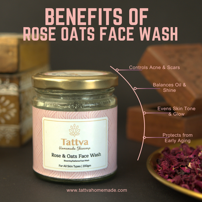 Rose & Oats Face Wash